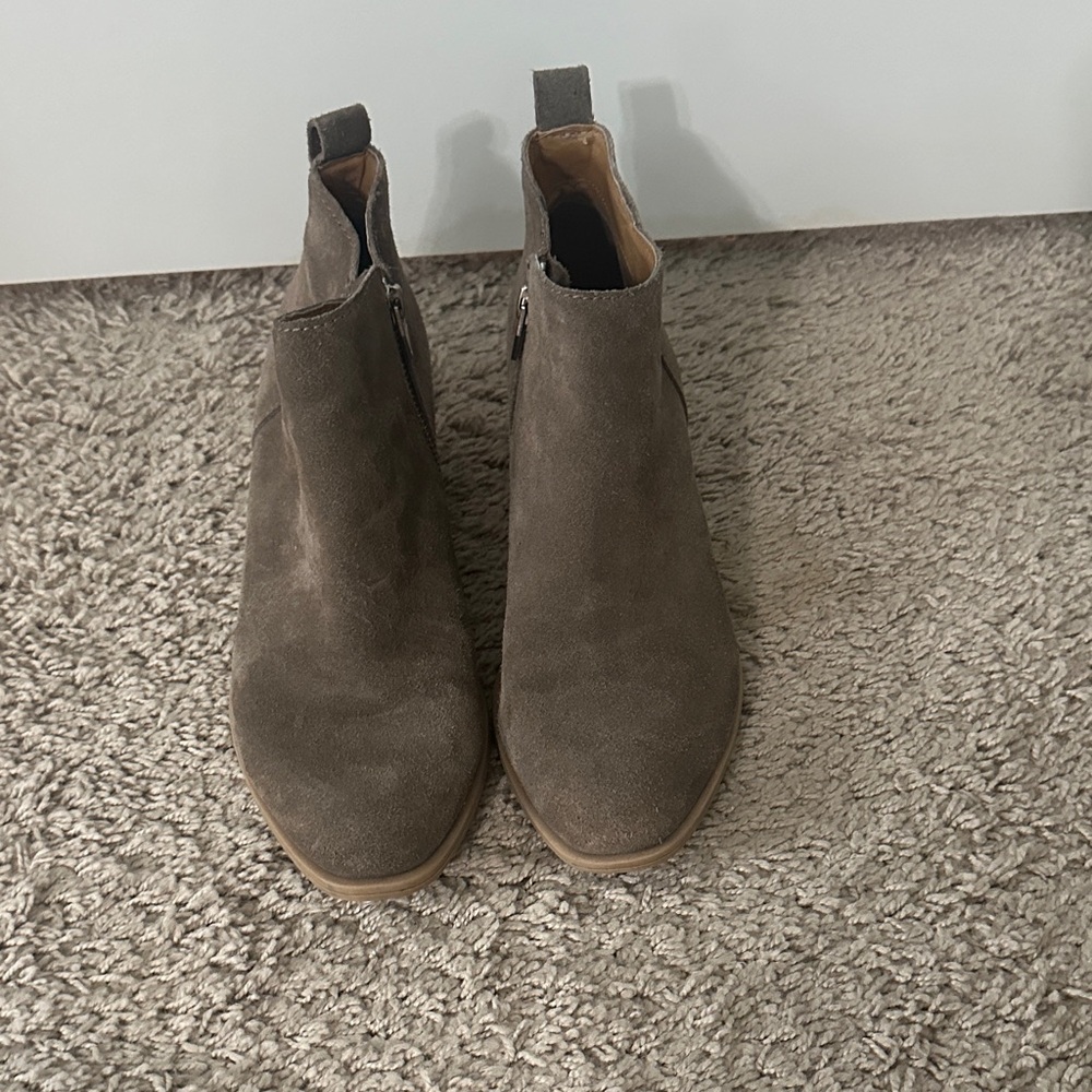 Dolce Vita Taupe Ankle Booties